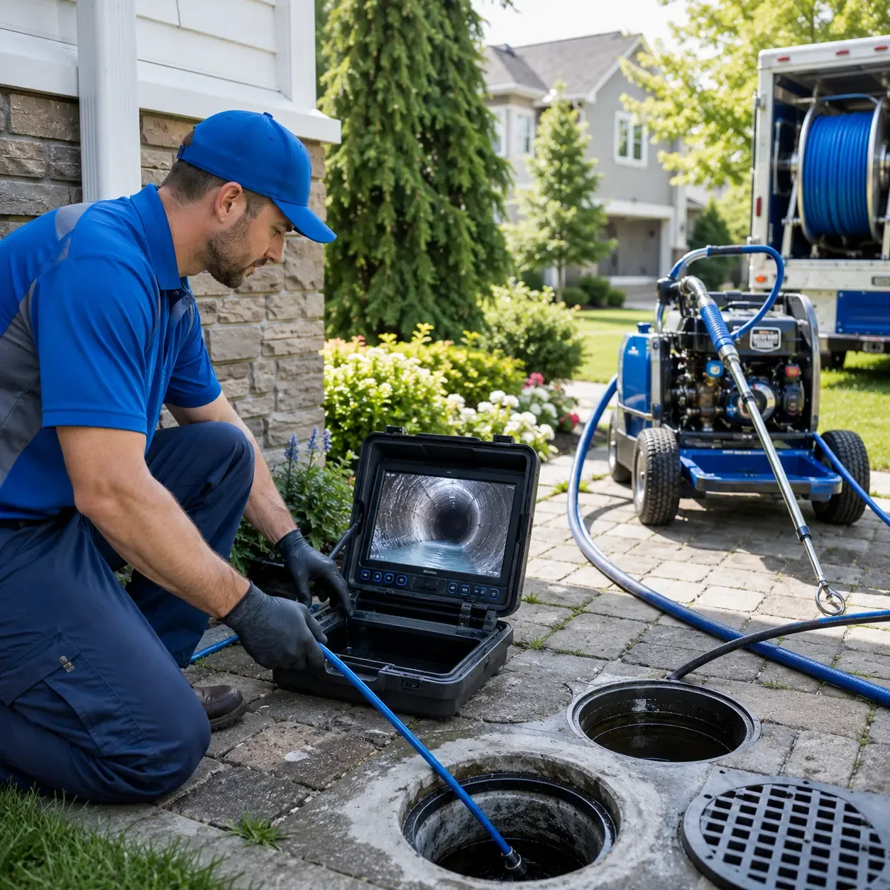 Outdoor drain cleaning professionals serving Albright, WV